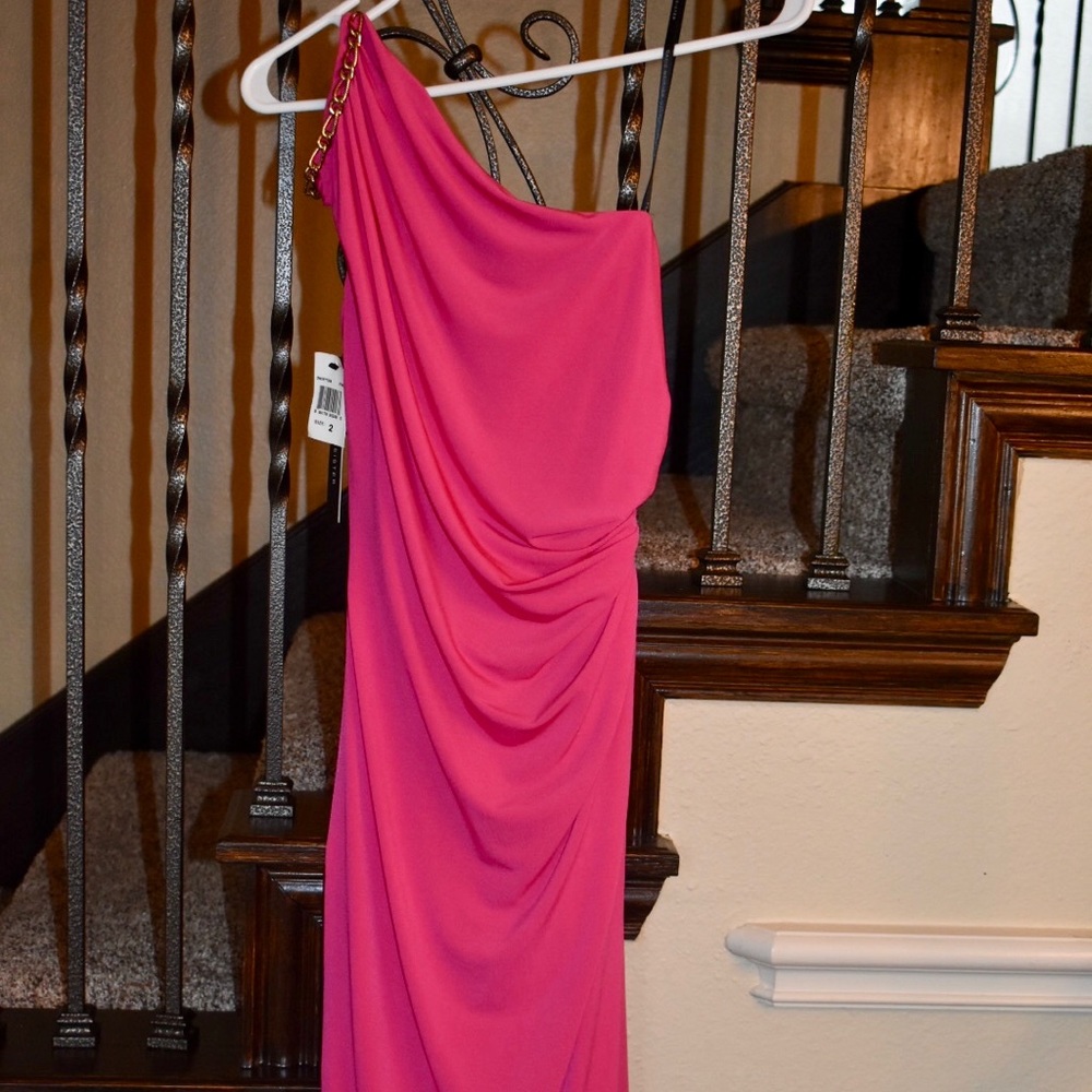 Beautiful knee length pink dress